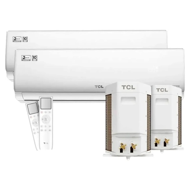 Ar-condicionado Multi Split Inverter TCL TAC-12CGV/09CGV-INV 12.000 e 9.000 BTUs 220V