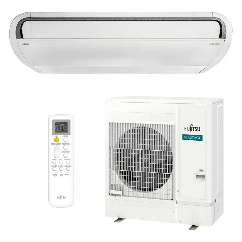 Ar-condicionado Split Teto Inverter Fujitsu ABBH45KRTA 45.000 BTUs 380V