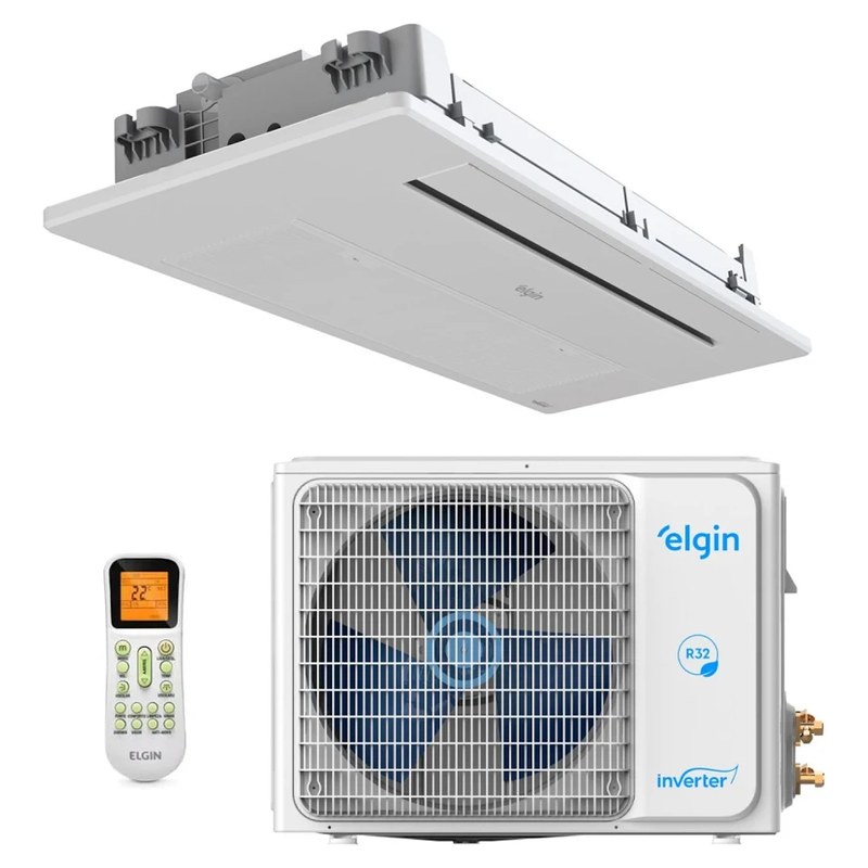 Ar-condicionado Split Cassete Elgin One Air 12.000 BTUs Quente/Frio Inverter