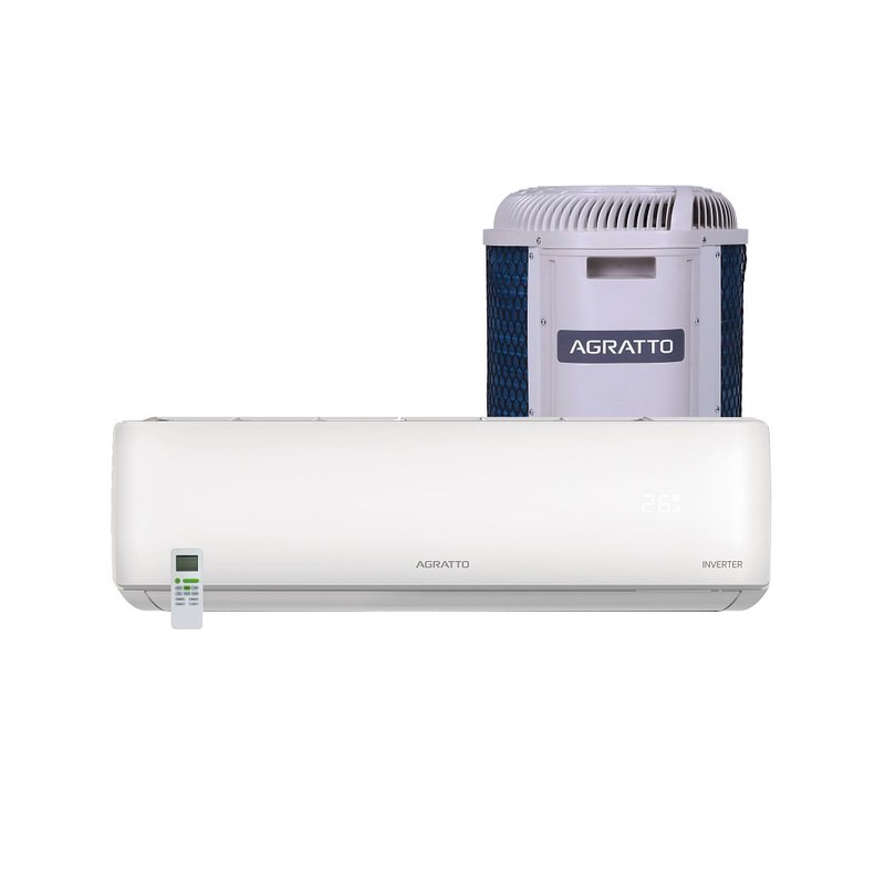 Ar-condicionado Split Hi Wall Agratto Liv 12.000 BTUs Quente e Frio 220V