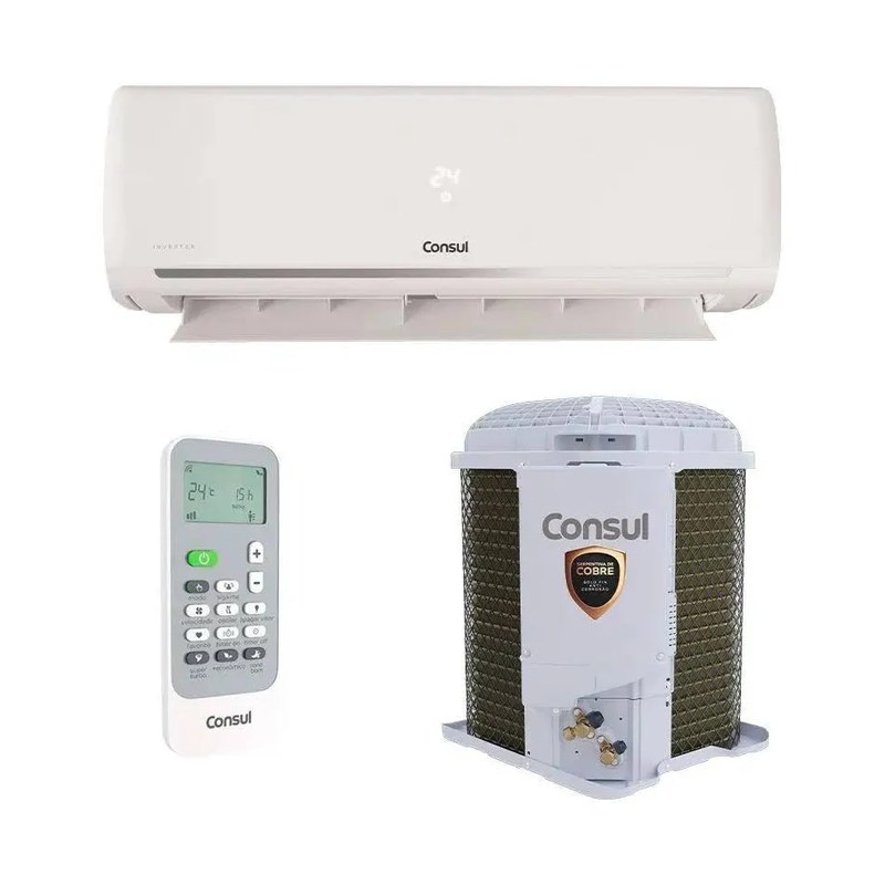 Ar-condicionado Split Triple Inverter Consul Economaxi 12.000 BTUs Frio Bivolt
