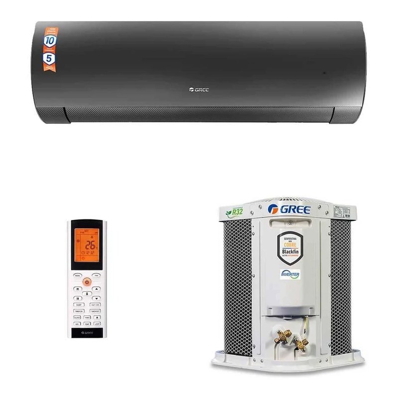 Ar-condicionado Split Hi Wall Inverter Gree 12.000 BTUs Quente e Frio