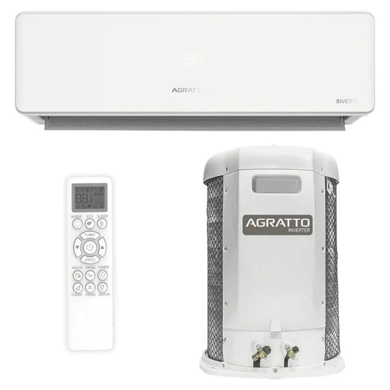 Ar-condicionado Split Agratto Kyn Inverter 12.000 BTU/h Frio 220V KNICST12F-02