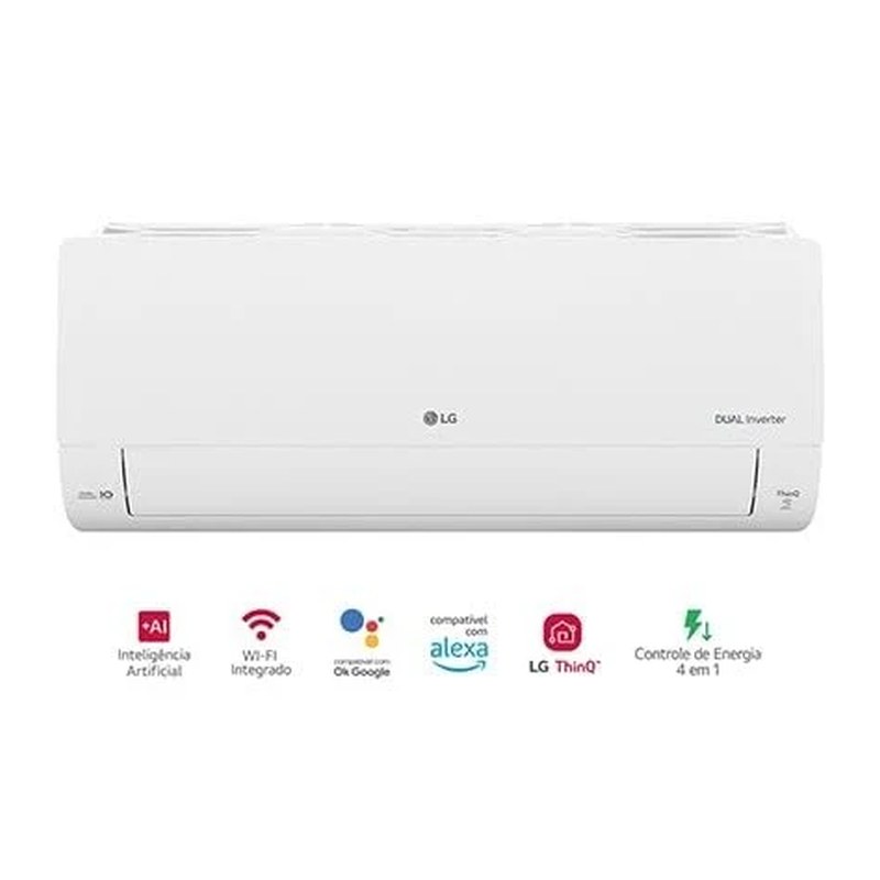 Ar-condicionado Split Inverter LG S3-W12JA31A 12.000 BTUs Quente/Frio 220V