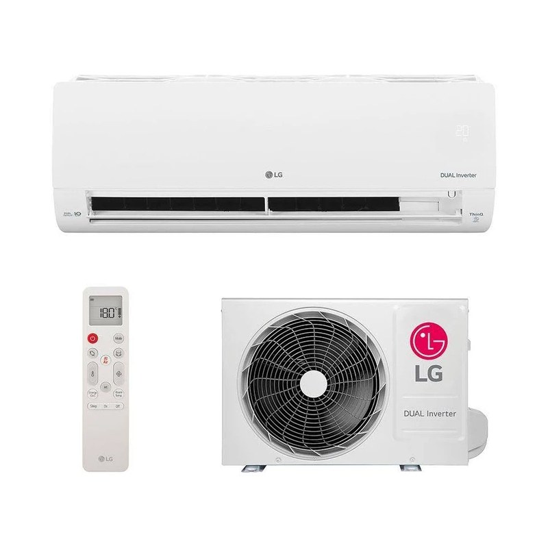 Ar-condicionado Split Hi Wall LG S3NQ09 9.000 BTUs Frio Dual Inverter 220V