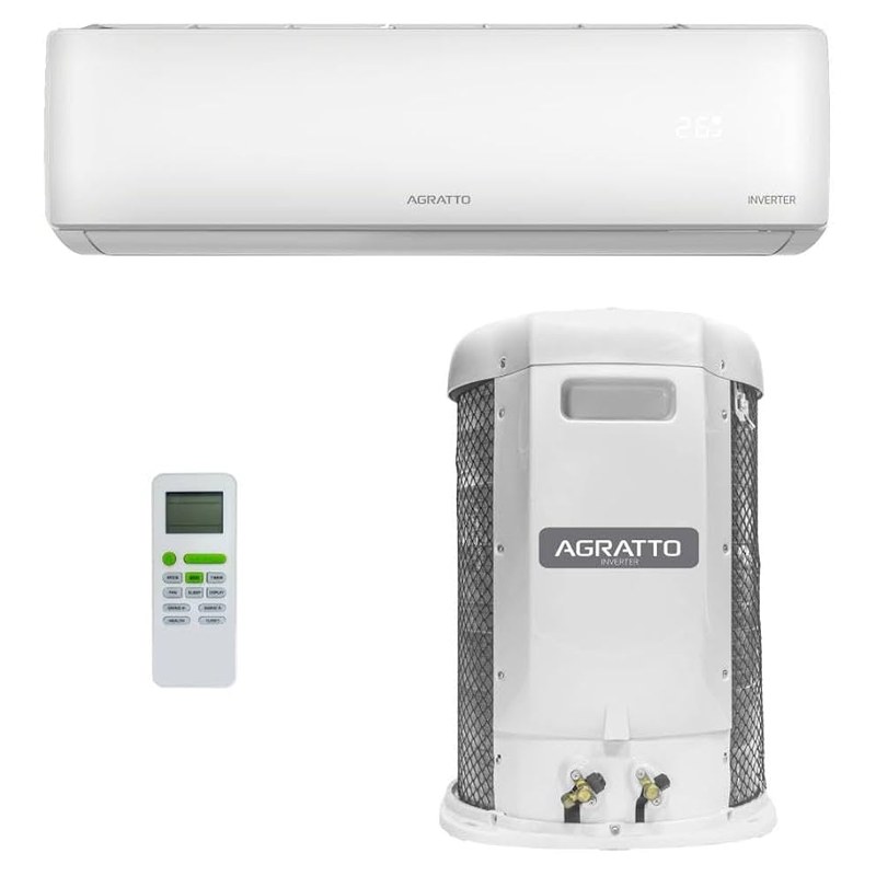Ar-condicionado Split Inverter Agratto 18.000 BTUs Quente e Frio