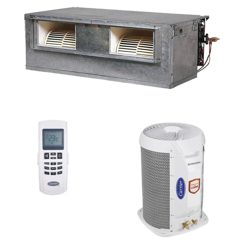 Ar-condicionado Split Cassete Carrier 18.000 BTUs Frio 220V Monofásico