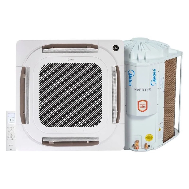 Ar-condicionado Split Cassete Midea 4 Vias 24.000 BTUs Frio 220V