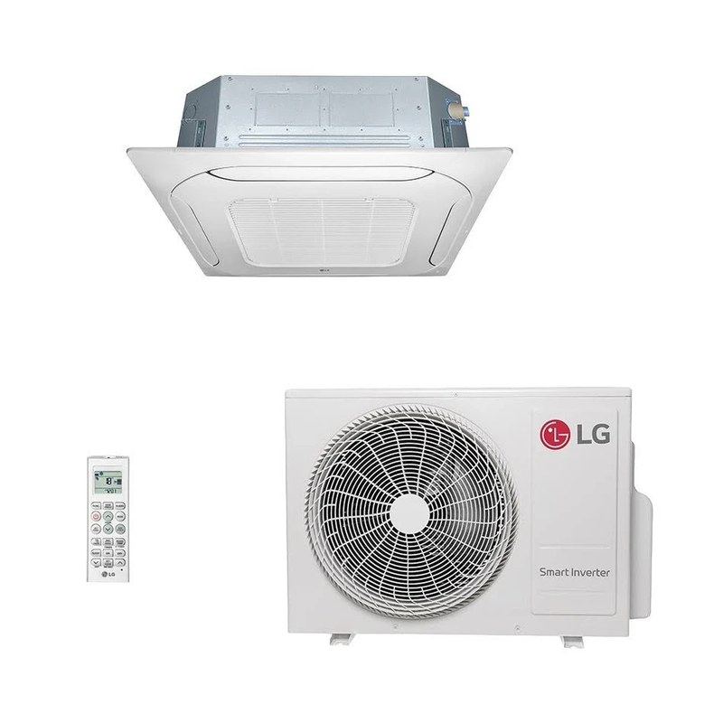 Ar-condicionado Cassete 4 Vias LG 24.000 BTUs Inverter Quente/Frio