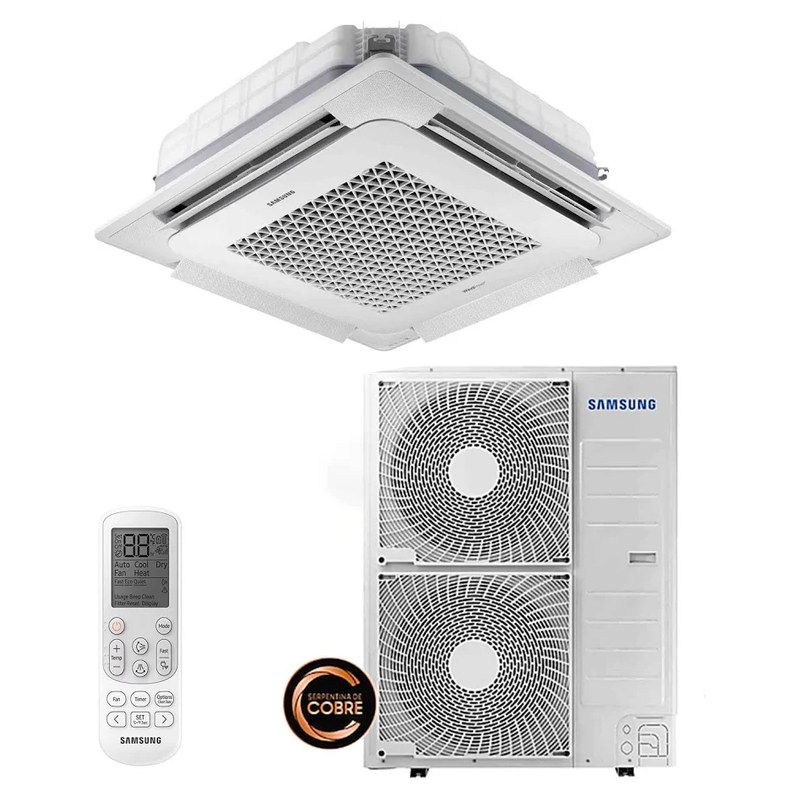 Ar-condicionado Cassete Samsung Windfree 48.000 BTUs Quente e Frio 220V