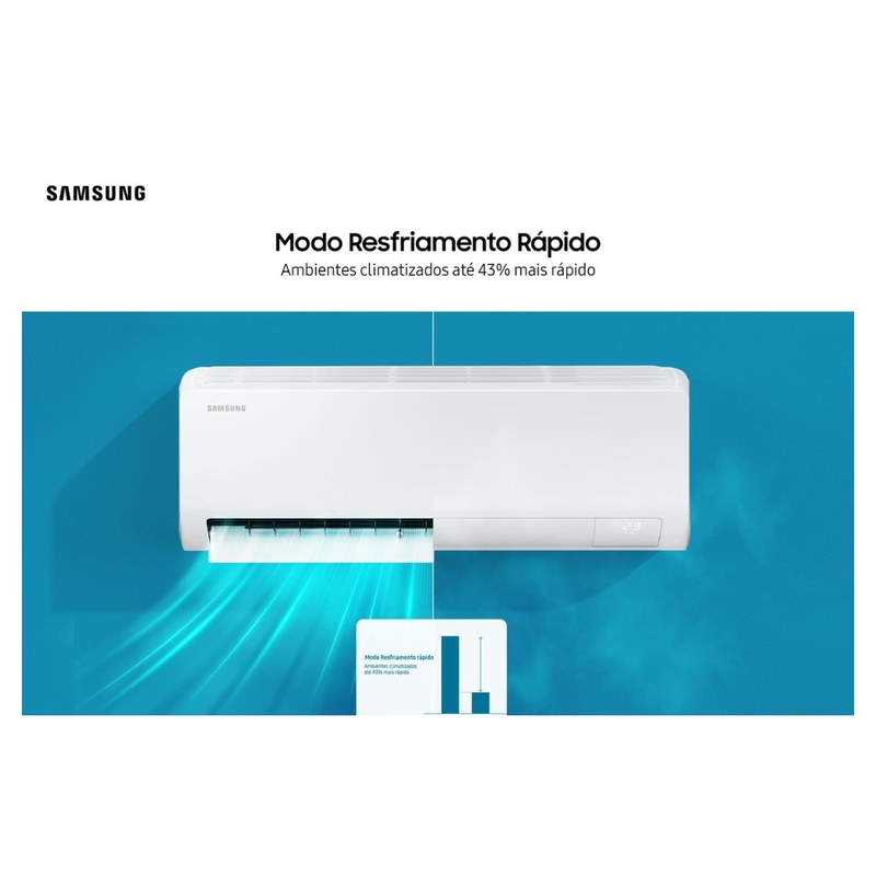 Ar-condicionado Split Samsung AR50F24D1 24.000 BTUs Frio 220V